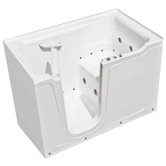 Crescendo 36" x 60" Walk-In Whirlpool and Air Bath Tub in White