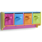Kinder-Wandgarderobe "Color"
