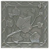 Accent Statements Metal 3" x 3" English Ivy Decorative Corner/Insert in Vintage Pewter