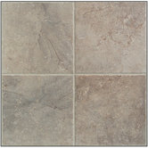 Egyptian Stone 20" x 20" Floor Tile in Nile Gray