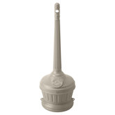 Patio Smokers' Outpost in Beige Cigarette Receptacle