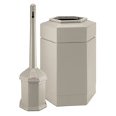 Site Saver Trash and Cigarette Receptacle Set