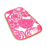Changing Pad in Fuchsia Blossoms
