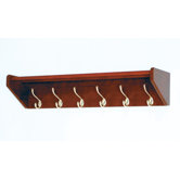 Hat and Coat Rack with 6 Hooks