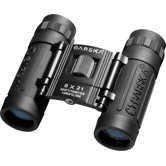 8x21 Lucid Binoculars Black Compact, Blue Lens