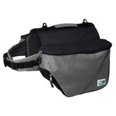 Standard Dog Backpack in Gray and Black