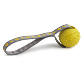 Toss-N-Tug Dog Toy in Yellow