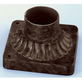 Pier Mount in Rustic Bronze