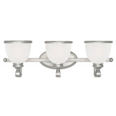 Willoughby  Vanity Light in Pewter