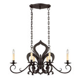Parliament 6 Light Oval Chandelier
