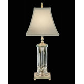 Lismore Table Lamp in Silver Luna