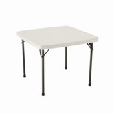 37" Card Table in Almond