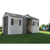 Dual Entry Garden Shed