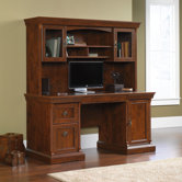 Arbor Gate Computer Credenza with Hutch