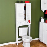 Vermont Bathroom Space Saver in White