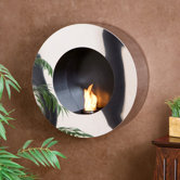 Hillside Wall Mounted Gel Fuel Fireplace