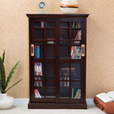 Broxton Sliding Door Media Cabinet in Espresso