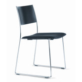 Tila Armless Chair with Fabric Upholstery