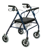 Heavy Duty Bariatric Rollator Walker with Large Padded Seat