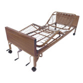 Manual Hospital Bed in Brown