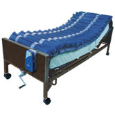 5" Med Aire Low Air Loss Mattress Overlay System with APP in Blue