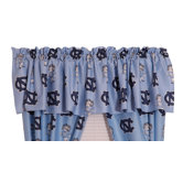 University of North Carolina Printed Curtain Valance