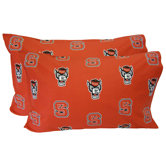 North Carolina State Wolfpack Pillow Case Set