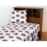 Auburn Printed Sheet Set in White