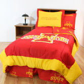 Iowa State Bed in a Bag with Team Colored Sheets