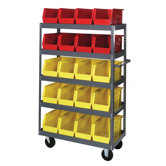 18" Shelf Truck with Bins
