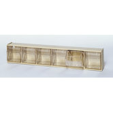 Clear Tip Out Bins (6 Compartments)
