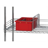 Q-Stor Wire Shelving Side Ledges