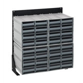 70" Single Sided Interlocking Storage Cabinet Floor Stand