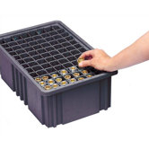 Conductive Dividable Grid Storage Container Long Dividers for DG92080CO