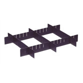 Conductive Dividable Grid Storage Container Short Dividers for DG91050CO
