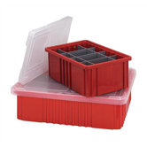 Dividable Grid Storage Clear Container Cover (10 7/8")