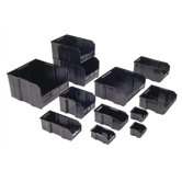 Conductive Ultra Series Bin with Optional Dividers (5" H x 11" W x 10 7/8" D)