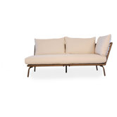 Soho Left Arm Loveseat Sectional Piece with Cushions