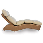 Double Chaise Lounge with Cushion