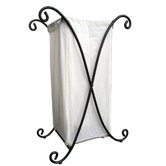 Iron and Canvas Hamper