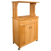 Deluxe Microwave Cart