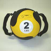 Medballs With Straps 7.75" in Yellow