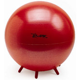22" Sit 'n' Gym Plus Ball in Red