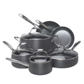 Hard-Anodized Aluminum 10-Piece Cookware Set