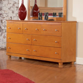 Miami 7 Drawer Dresser with Mirror