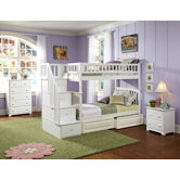 Columbia Staircase Bunk Bed with Raised Panel Drawers