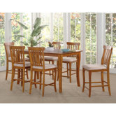 Venetian 7 Piece Counter Height Dining Set