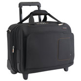 Verb Span Expandable Rolling Briefcase in Black