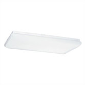 27" White Acrylic Pillow Fluorescent Trim