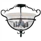 Manor House 6 Light Semi Flush Mount